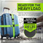 Untethered Ultimate Travel Set: 4 Premium Luggage Straps and 4 Silicone Tags - Image 5