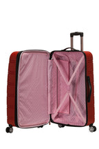 Melbourne Hardside Expandable Spinner Wheel Luggage (Red / Checked Large 28")