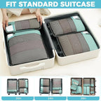 BAGAIL 4 Set/6 Set/8 Set Compression Packing Cubes Travel Accessories - Image 7