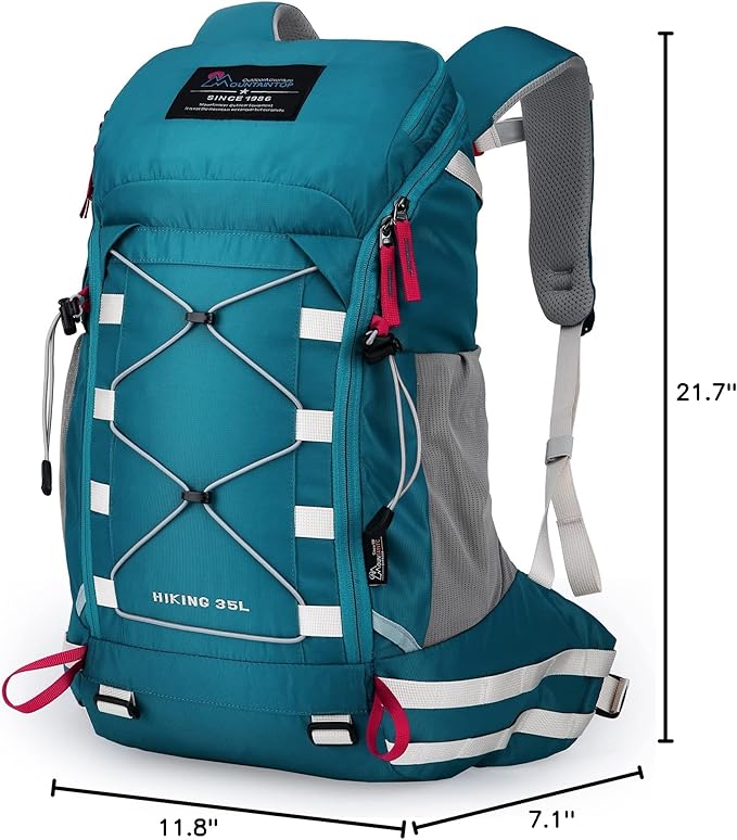 MOUNTAINTOP Hiking Backpack 35L Travel Backpack Lightweight Daypack - Image 9