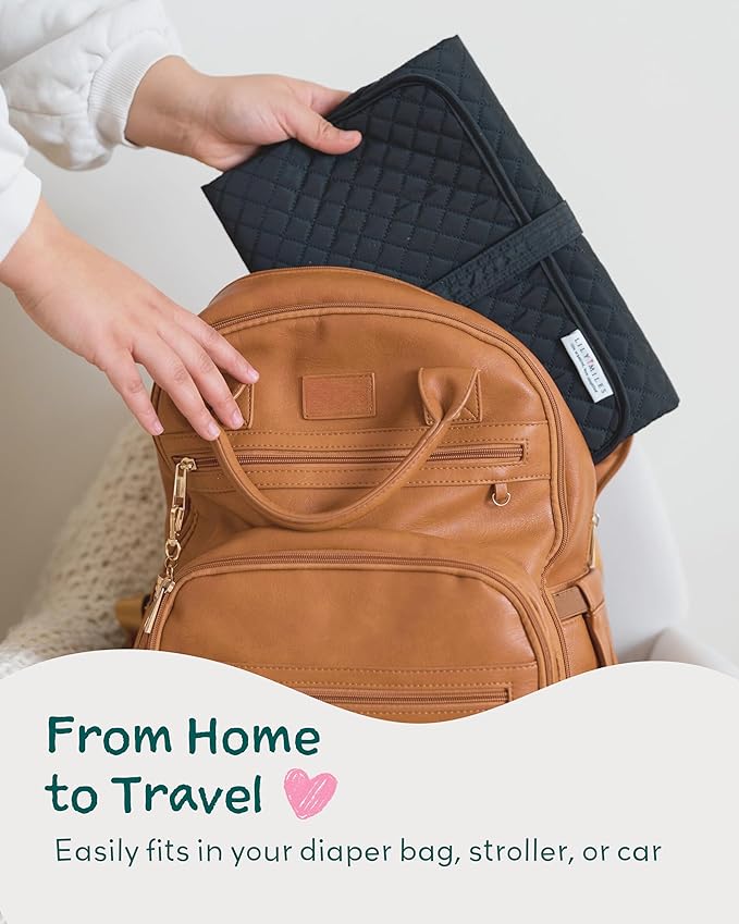 Lily Miles Baby Changing Pad Portable, Diaper Changing Mat - Image 9