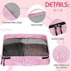 5 Pcs Packing Cubes for Suitcase Large Travel Cubes Carry on Luggage Organizer - Image 3