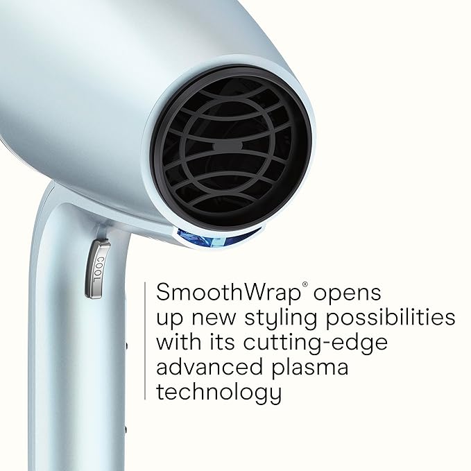 INFINITI PRO CONAIR SmoothWrap Hair Dryer, Blow Dryer with Diffuser and Concentrator Attachments, Advanced Plasma and Ceramic Technology for Less Frizz, More Volume and Body, Mint