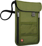 Lewis N. Clark Men's RFID Blocking Stash Wallet, Travel Neck Pouch Passport by LewisNClark