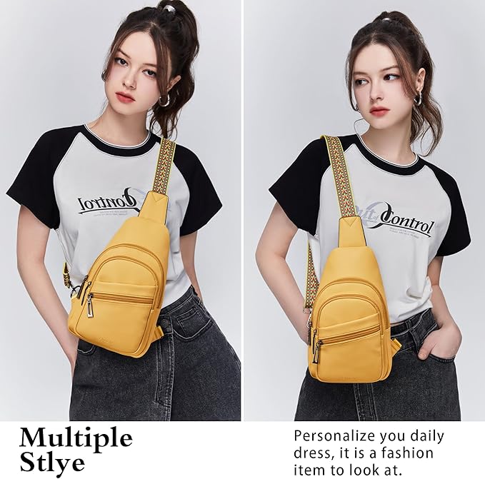 Sling Bag Crossbody Bags for Women Small Cross Body Bag Fanny Packs Chest Sling - Image 9