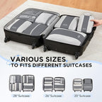 8 Set Compression Packing Cubes - Image 7