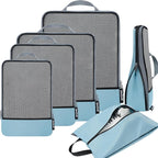 BAGAIL 4 Set/6 Set/8 Set Compression Packing Cubes Travel Accessories by BAGAIL
