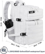 LHI Military Tactical Backpack for Men and Women 45L Army 3 Days Assault Pack - Image 3