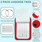Spider on Spider Web Luggage Tag - Image 2