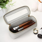 Aveniee Clear Makeup Brush Bag, Slim Brush Holder Cosmetic Case, Small Travel - Image 2