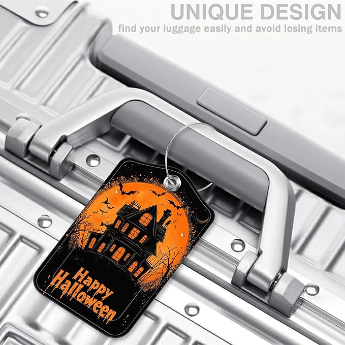 2 Pack Bat and Ghost Luggage Tags - Image 5