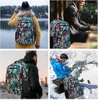 Laptop Backpack, Business Travel Anti Theft Slim Durable Laptops Backpack - Image 8