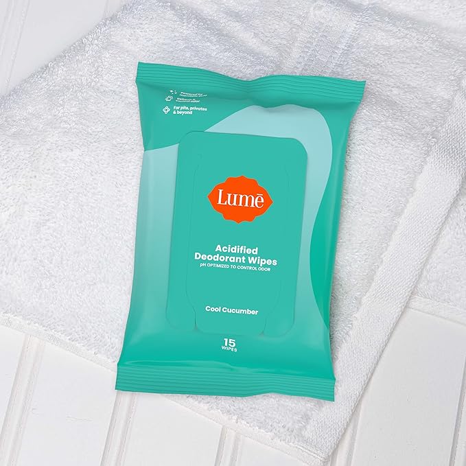 Lume Acidified Deodorant Wipes - Image 7