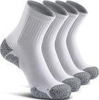 CWVLC Cushioned Compression Sport Quarter Socks by CWVLC