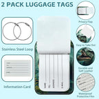 Dinosaur in The Forest Luggage Tag - Image 2