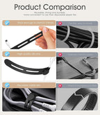40Pcs Nearockle Reusable Cable Ties, Adjustable Silicone Cord Organizer Small - Image 4