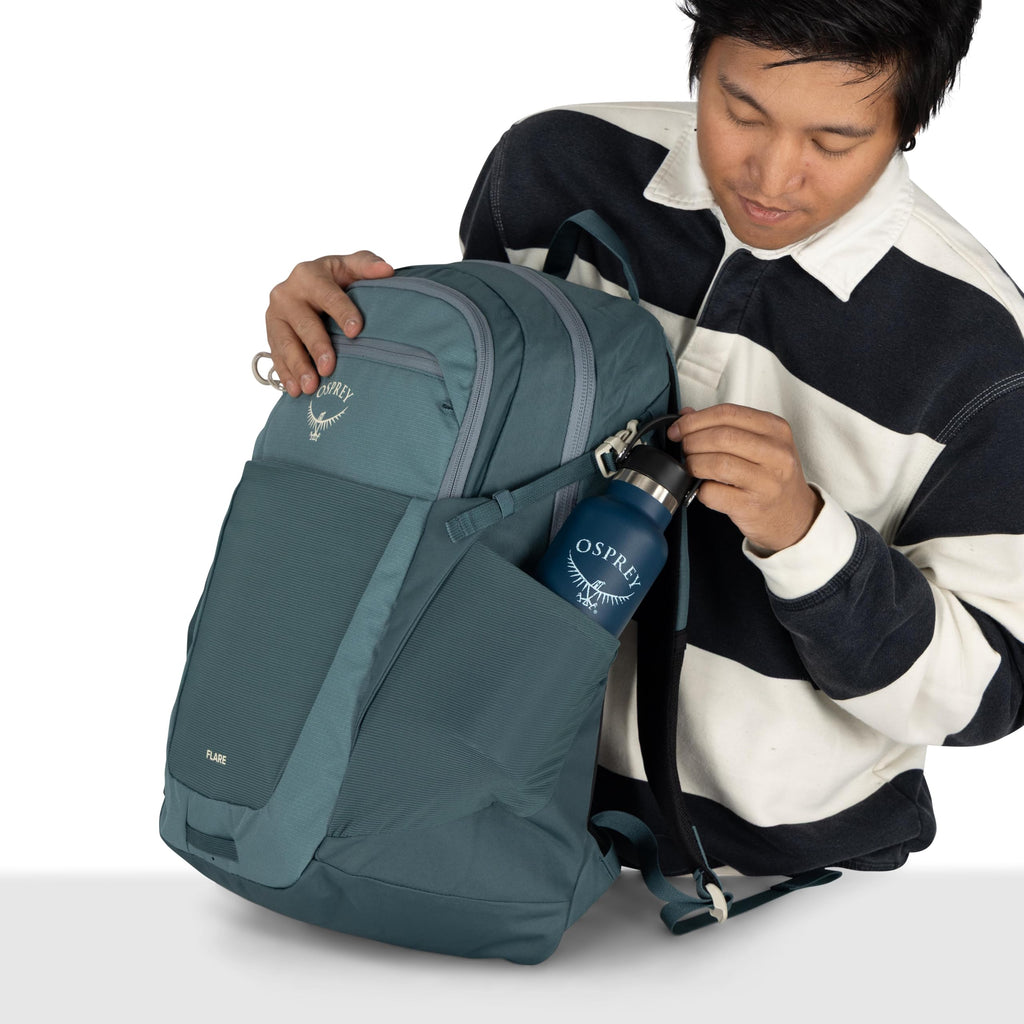 Flare Commuter Laptop Backpack (Cascade Blue-torrent Blue)