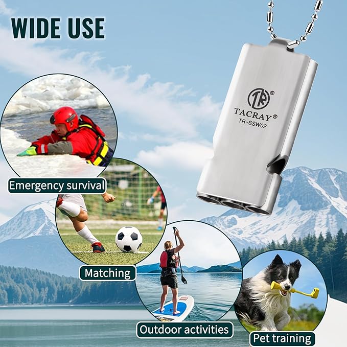 TACRAY Emergency Whistles Lifeguard Safety Whistle - Image 5