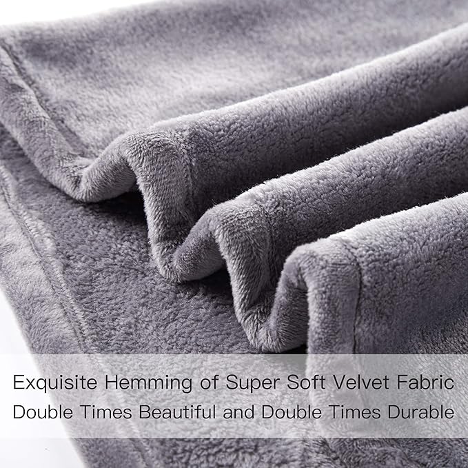 Surii Home Luxury Microfiber Flannel Blanket, Super Soft, and Breathable - Image 3