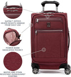 Travelpro Platinum Elite Softside Expandable Carry on Luggage, 8 Wheel Spinner - Image 3