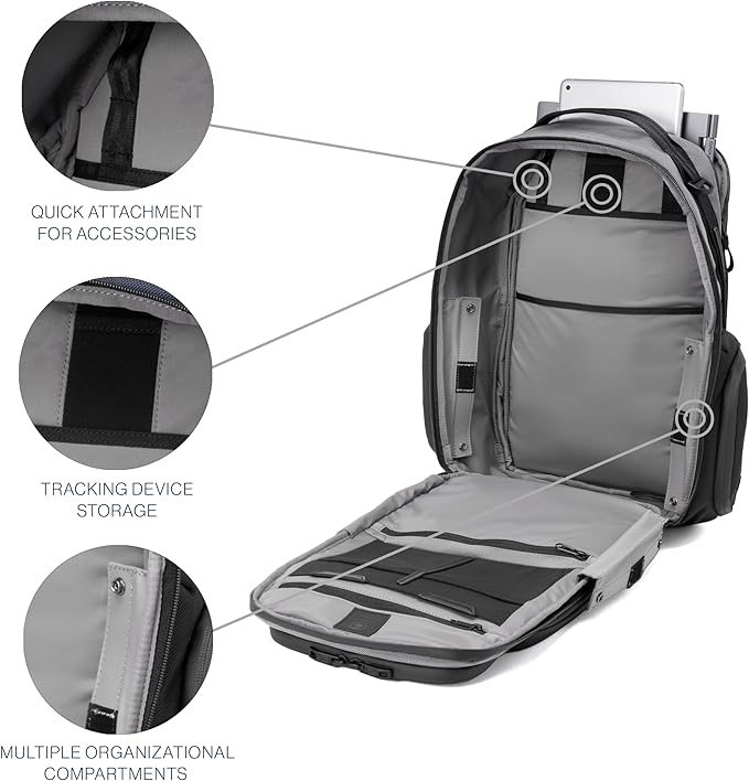 Travelpro Altitude Large Expandable Travel Laptop Backpack 30-36L, 16 Inch - Image 4