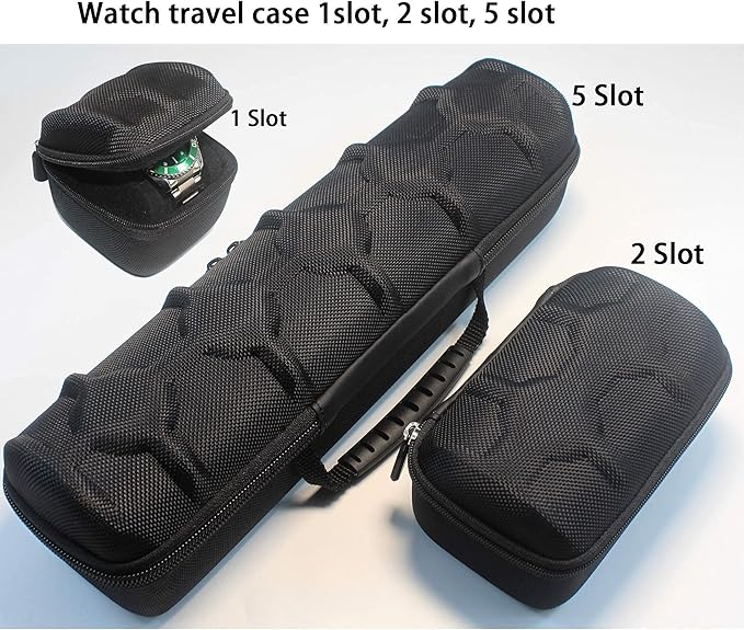 Hard single watch travel case, men's sports watch organizer box - Image 7