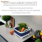 Collapsible Wash Basin 9L, Foldable Dish Tub - Image 7
