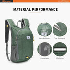 SKYSPER Small Daypack 10L Hiking Backpack Packable Lightweight Travel Day Pack - Image 4