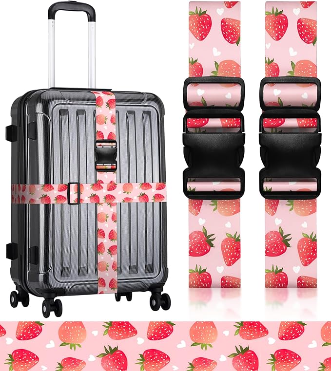 Luggage Straps for Suitcases Travel Belt Luggage Band Heavy Duty Traveling by Stanoha