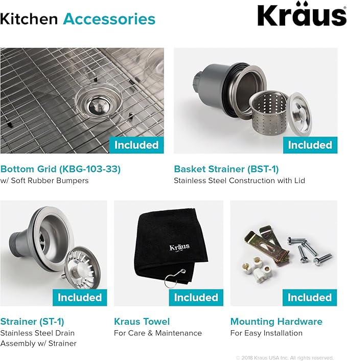 Kraus Kitchen Sinks Undermount - Image 9