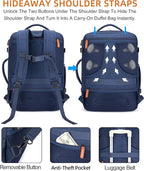 Travel Laptop Backpack, 42L Carry on Luggage, Flight Approved Expandable - Image 4