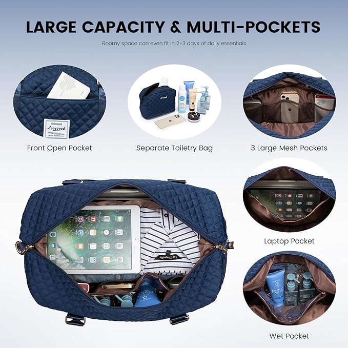 LOVEVOOK Travel Duffle Bag, Weekender Bags - Image 4