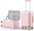 MGB 20 Inch Top Open Carry On Luggage 22x14x9 Airline Approved, 100% PC Hard by MGB