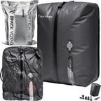 Black Voyage Reusable Vacuum Compression Travel Bag by BlackVoyage