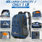 IGOLUMON Hiking Backpack 40L Packable Lightweight Camping Backpack Men Women - Image 2