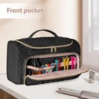 Fasrom Travel Carrying Case Compatible with Shark FlexStyle Air Styling & Drying System HD430/HD435, Hair Blow Dryer Storage Bag to Organize Hair Styling Attachments, Black (Empty Bag)
