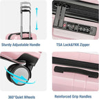 KYME Carry On Luggage 22x14x9 Airline Approved - Image 4