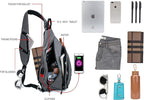 Water-Proof Sling bag/Crossbody Backpack/Shoulder Bag - Image 4