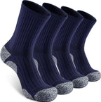 Elite Cushioned Compression Mid-crew Socks 4-Pack by Sitoisbe