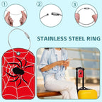 Spider on Spider Web Luggage Tag - Image 3