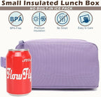 FlowFly Small Insulated Lunch box Portable Soft Bag Mini Cooler Thermal Meal - Image 2