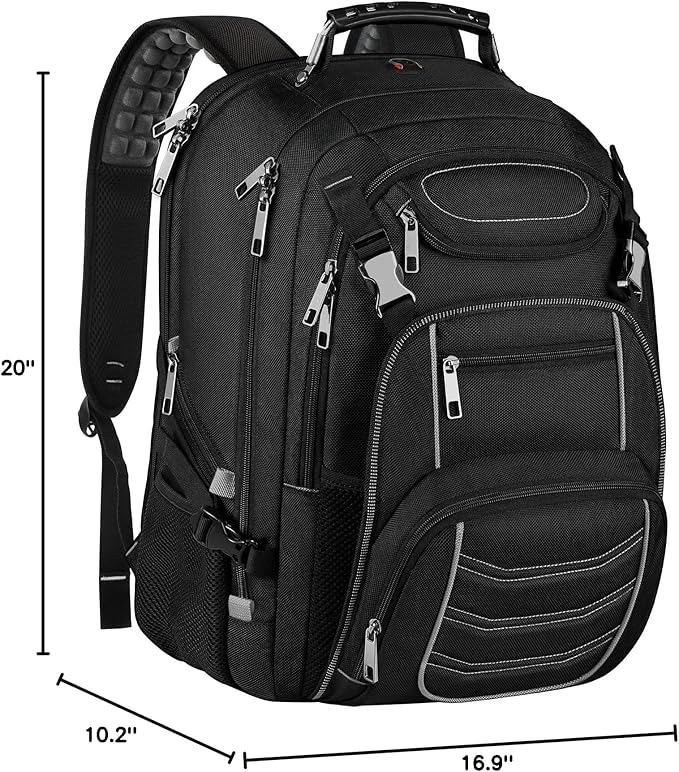 18.4 Laptop Backpack for Men, 60L Extra Large Gaming Laptops Backpack - Image 8