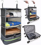 Grand Fusion Stow-N-Go Travel Luggage Organizer – Portable Hanging Travel by GrandFusion