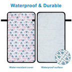 Accmor Portable Diaper Changing Pad, Waterproof Baby Changing Mat, Foldable - Image 2