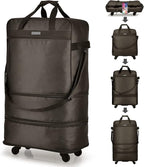 Hanke Suitcases with Wheels Expandable Foldable Luggage Bag Suitcase by Hanke
