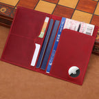 STAR VISTA Albatross Leather Travel Passport Holder, Minimalist Design - Image 2