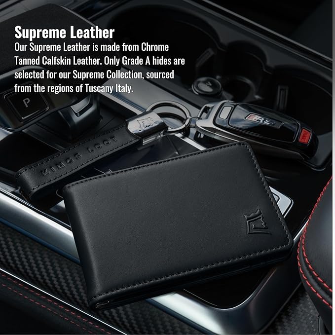 Kings Loot Wallet for Men | Minimalist Slim RFID Blocking Leather Design - Image 2