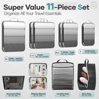 Veken 11 Set Compression Packing Cubes - Image 2