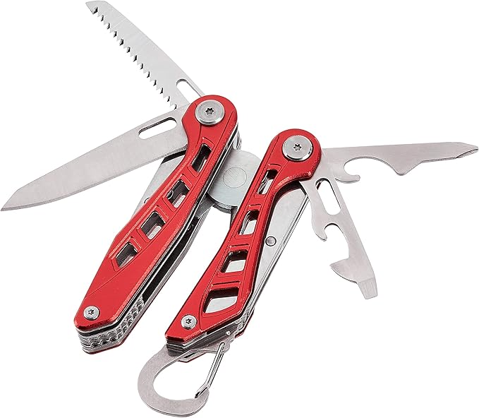 Amazon Basics 8-in-1 Stainless Steel Multitool Safety Lock - Image 3