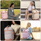 50L Travel Backpack with USB Charging Port, Water-Resistant Carry On Backpack - Image 6
